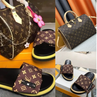 High quality slipper & speedy bag free shipping (without charm
